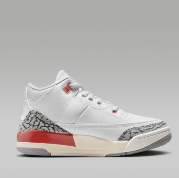 peach and gray jordans